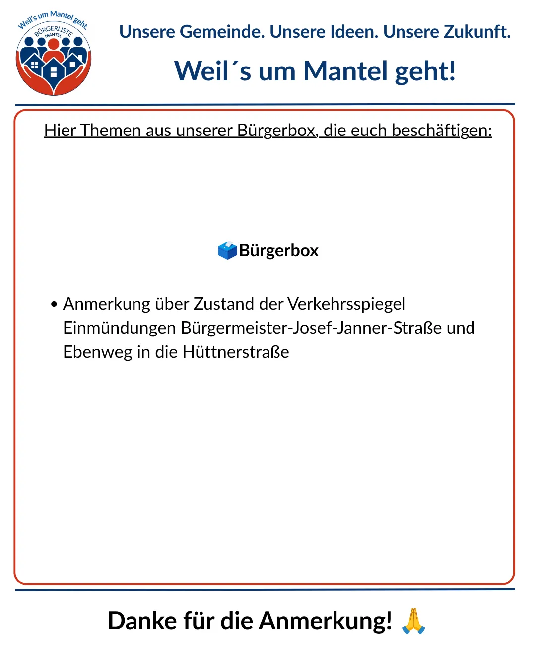 Status Verkehrsspiegel